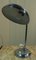 Lampada da tavolo regolabile in ottone cromato di Seminara Torino, anni '50, Immagine 2