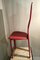 Red Leather Chairs, 1980s, Set of 4, Image 7
