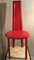 Red Leather Chairs, 1980s, Set of 4, Image 6