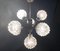 Mid-Century German Space Age Glass and Metal Chandelier from Richard Essig, 1960s, Image 14