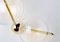 Chemistry Lune Polished Brass Sconce With 2 Lights from Silviomondinostudio 4