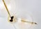 Chemistry Lune Polished Brass Sconce With 2 Lights from Silviomondinostudio, Image 4