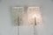 Glass and Nickel Sconces by J. T. Kalmar, 1950s, Set of 2 11