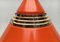 Vintage German Space Age Model 5535 Pendant Lamp by Alfred Kalthoff for Staff 3