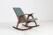 Rocking Chair en Teck par Louis van Teeffelen pour Webe, 1960s 9