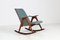 Teak Rocking Chair by Louis van Teeffelen for Webe, 1960s 9