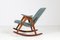 Rocking Chair en Teck par Louis van Teeffelen pour Webe, 1960s 5