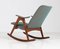 Teak Rocking Chair by Louis van Teeffelen for Webe, 1960s 7