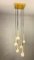 German Golden Cascade Ceiling Lamp from Staff, 1970s 3