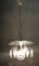 Lampada da soffitto in vetro inciso, bronzo e metallo di Pietro Chiesa, anni '50, Immagine 2