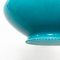 Turquoise Opaline Glass Ceiling Lamp, 1970s 6