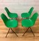 Mid-Century Model DSS Green Fiberglass Dining Chairs by Charles & Ray Eames for Mobilier International, Set of 4 2