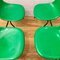 Mid-Century Model DSS Green Fiberglass Dining Chairs by Charles & Ray Eames for Mobilier International, Set of 4, Image 4