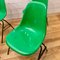 Mid-Century Model DSS Green Fiberglass Dining Chairs by Charles & Ray Eames for Mobilier International, Set of 4, Image 6