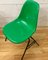 Mid-Century Model DSS Green Fiberglass Dining Chairs by Charles & Ray Eames for Mobilier International, Set of 4, Image 13