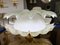 Lámpara de mesa francesa vintage grande de latón y resina perlada de Liane Rougier para Maison Rougier, Imagen 4