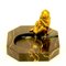 Cenicero Monkey Art Déco de bronce y mármol, años 20, Imagen 4