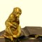 Art Deco Bronze and Marble Monkey Ashray, 1920s 2