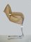 German Leather and Chrome Folding Swivel Chair by Simon Desata for Cor, 1980s 7