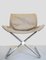 German Leather and Chrome Folding Swivel Chair by Simon Desata for Cor, 1980s 1