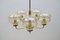 Brass Ceiling Lamp, 1960s, Image 3
