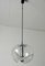Lámpara de araña Mid-Century de vidrio y metal cromado de Koch & Lowy para Peill & Putzler, años 60, Imagen 1