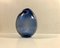 Blue Art Glass Vase by Per Lütken for Holmegaard, 1960s, Image 3