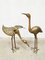 Large Brass Crane Birds Sculpture, 1960s, Set of 2, Image 1