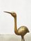 Large Brass Crane Birds Sculpture, 1960s, Set of 2 2