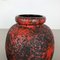 Deutsche Vintage Fat Lava Vasen von Scheurich, 3er Set 6