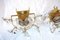 German Crystal and Brass Sconces by Christoph Palme, 1960s, Set of 2, Image 7