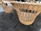 Rattan Lounge Chairs and Table, 1960s, Set of 6, Image 4