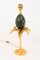 Palm Tree Table Lamp with Marble Egg from Maison Charles, 1970s 5