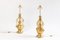19th Century Gilt Brass and Bronze Table Lamps, Set of 2, Image 2