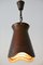 German Copper Ceiling Lamp, 1950s 9