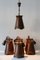 German Copper Ceiling Lamp, 1950s 13