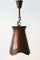 German Copper Ceiling Lamp, 1950s 6