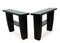 Art Deco Black Lacquer Console Tables, 1930s, Set of 2 11