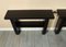 Art Deco Black Lacquer Console Tables, 1930s, Set of 2 1