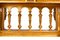 Consola estilo Renaissance del siglo XIX de madera dorada y mármol, Imagen 3