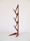 Italian Cherry Wood Coat Stand, 1950s 1