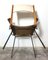 Vintage Italian Boomerang Desk Chair by Carlo de Carli, 1950s, Image 7