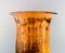 Große Glasierte Vintage Steingut Vase von Svend Hammershøi für Kähler 2