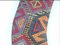 Contemporary Christmas Stocking made from Vintage Kilim 2