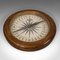 Antique Regency English Oak Maritime Compass, 1830s, Image 9