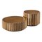 Doris Cast Bronze Multifaceted Coffee Table Set from Fred & Juul, Set of 2 1