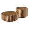 Doris Cast Bronze Multifaceted Coffee Table Set from Fred & Juul, Set of 2, Image 1