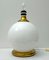 Mid-Century Brass and Murano Glass Table Lamp, 1970s, Image 2