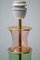 Italian Brass and Murano Glass Table Lamp, 1980s 8