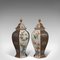 Vasetti esagonali vintage in ceramica, anni '50, set di 2, Immagine 9